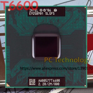 Original intel core2 duo processor t6600 cpu 2m, 2.20ghz, 800mhz socket 478 ship out within 1 day.