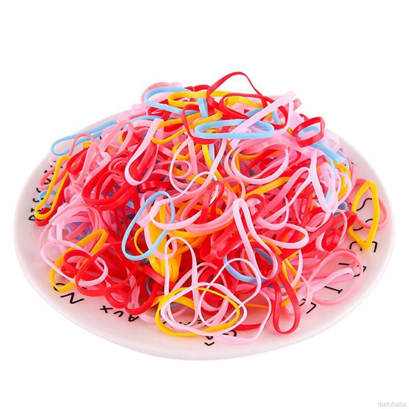 Set 4000 dây thun dùng một lần họa tiết dễ thương bắt mắt sành điệu