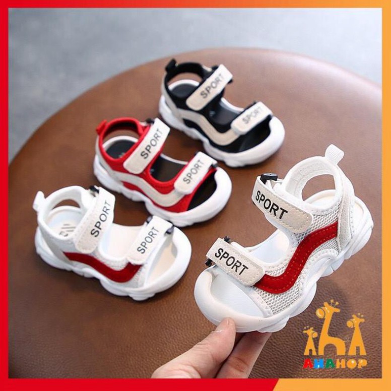 freeship Dép Sandal Bé Trai Bé Gái - Dép Sandal Chống Vấp Sport Chống Trơn Trượt Tốt Đế Gấu Siêu Bền M1915