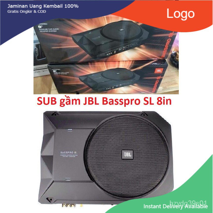 Loa sub gầm ghế JBL BASSPRO SL sup liền âm li amply xe hơi ô tô BH 1 năm