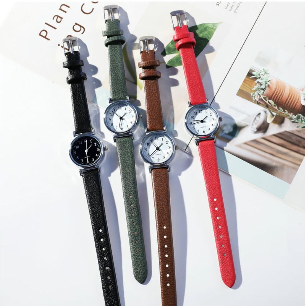 [SIÊU HOT] ĐỒNG HỒ NỮ DÂY DA QUARTZ MẶT TRÒN NHIỀU MÀU MS177 CỰC ĐẸP | BigBuy360 - bigbuy360.vn