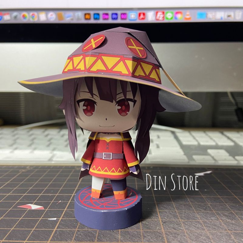 Mô Hình Giấy Megumin Nhân Vật trong KonoSuba: God’s Blessing on this Wonderful World! - KIT MÔ HÌNH ANIME