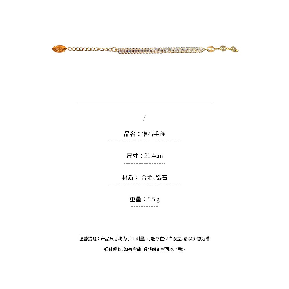 Vòng Đeo Tay Đính Đá Zircon Đơn Giản Thời Trang Hàn Quốc Cho Nữ | BigBuy360 - bigbuy360.vn