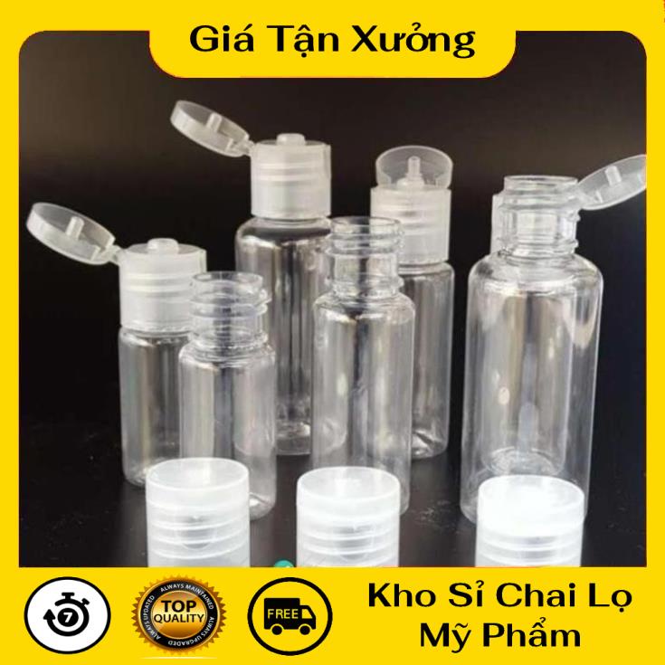 Chai Chiết Mĩ Phẩm ❤ TRÙM SỈ ❤ [20ml,30ml] Lọ nhựa pet nắp bật chiết mỹ phẩm , phụ kiện du lịch