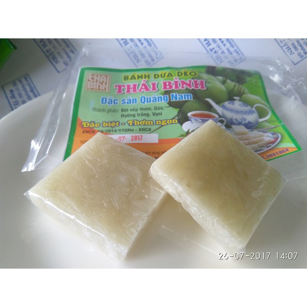 Date mới _Bánh dừa dẻo Thái Bình 120g