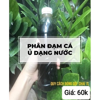 Phân đạm cá dạng nước chai 1l