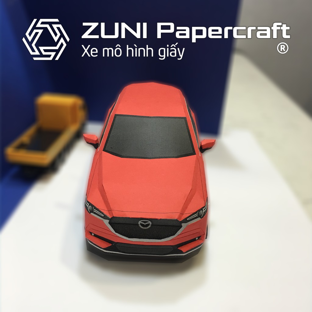 Bộ KIT xe mô hình giấy Mazda CX-5 của ZUNI Papercraft