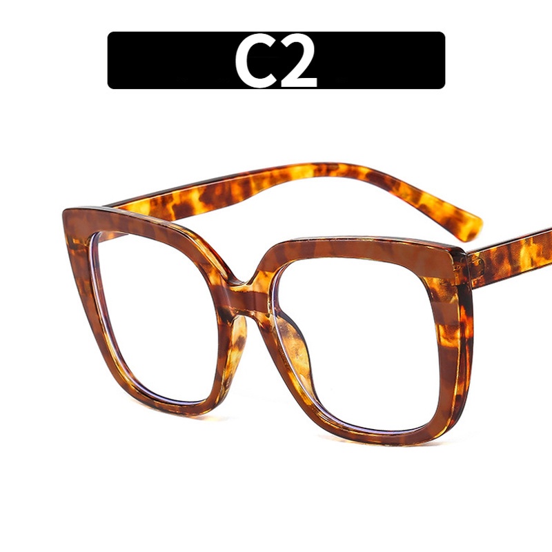 Mắt Kính Gọng Vuông Oversize Chống Ánh Sáng Xanh Thời Trang Phương Tây