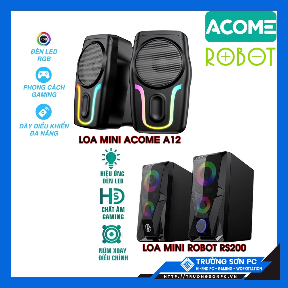 Loa Mini ACOME A12/ ROBOT RS200/ PORTABLE TG112 Speaker