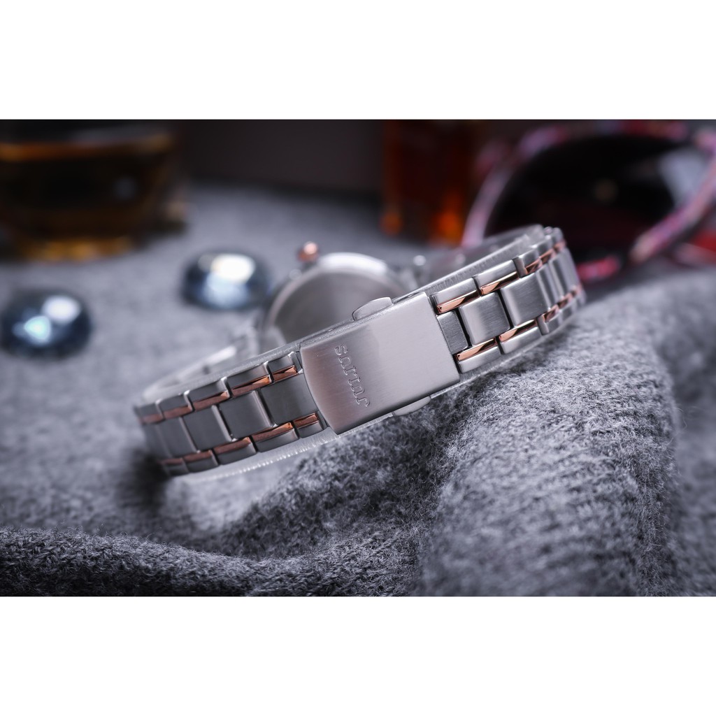 Đồng hồ Unisex Hàn Quốc JULIUS JA-1205 dây thép