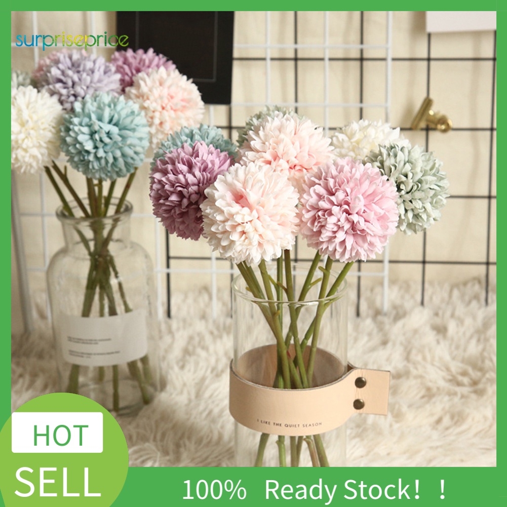 Hoa bồ công anh nhân tạo trang trí tiệc cưới diy