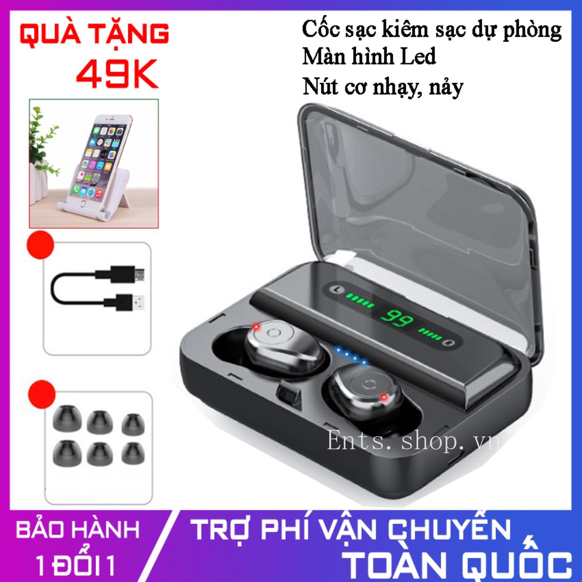 【COD】Tai Nghe Bluetooth Amoi F9 [Phiên bản nút cơ] - Tai nghe Bluetooth không dây F9, Tai nghe không dây,Tai nghe khong day,Tai nghe nhet tai khong day, Amoi F9,F9,V11,V12,V10 - Tonoto Store