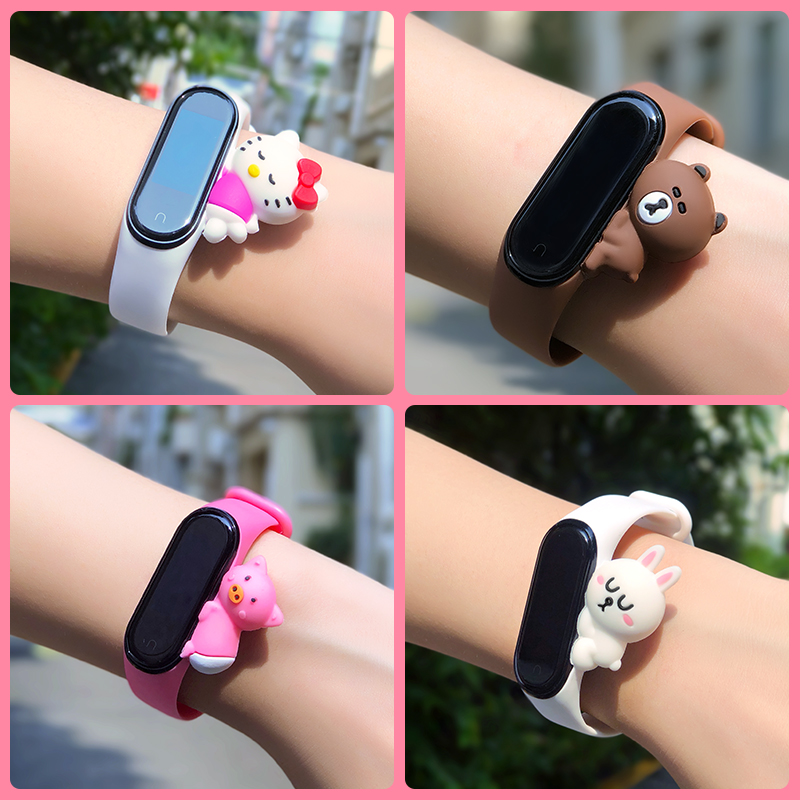 Dây đeo silicon dùng thay thế cho đồng hồ thông minh Xiaomi Mi Band 3/4