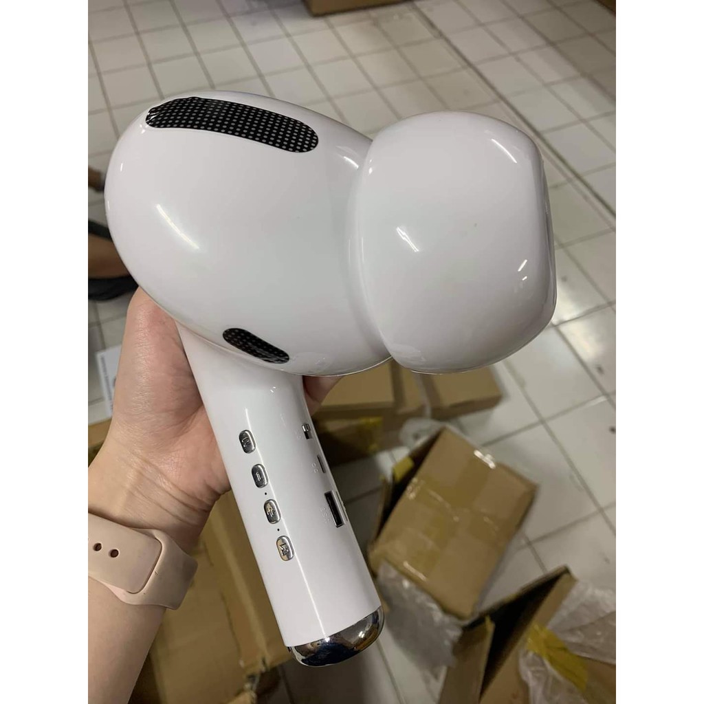 [ảnh thật] Loa Bluetooth MK-201 hình tai nghe airpods pro âm thanh cực hay chống va đập siêu to khổng lồ