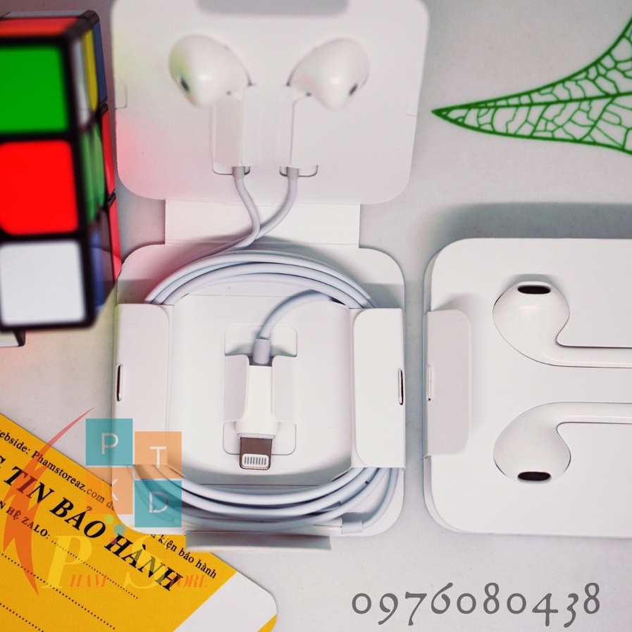 Tai Nghe IP 7 Plus Zin Máy 100%| Nguyên Seal | Dùng Cho IP 7/8/8 Plus/ X/11/12 Bass Ấm | Bảo Hành 12 Tháng | Đổi Trả 1-1