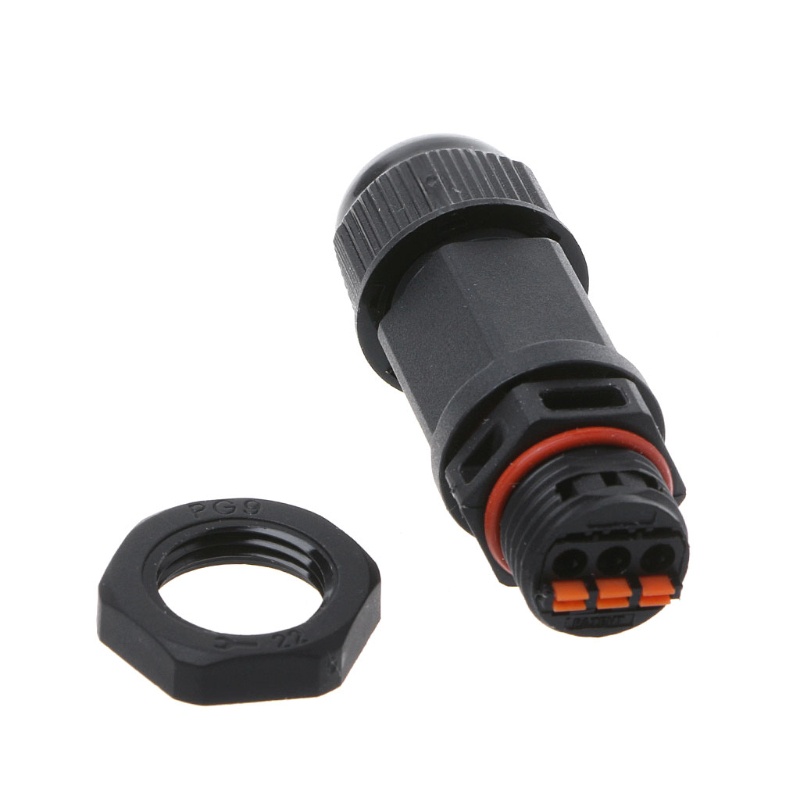Đầu Nối Dây Điện Chống Nước IP68 2 Chấu 3 Pin