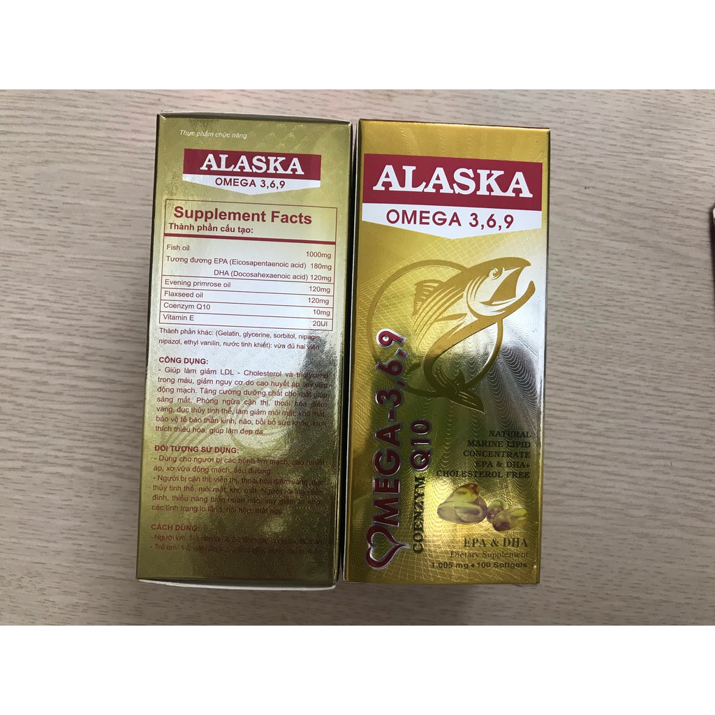 (Nhà thuốc 24h/7) ALASKA OMEGA 369 tăng cường thị lực cho mắt