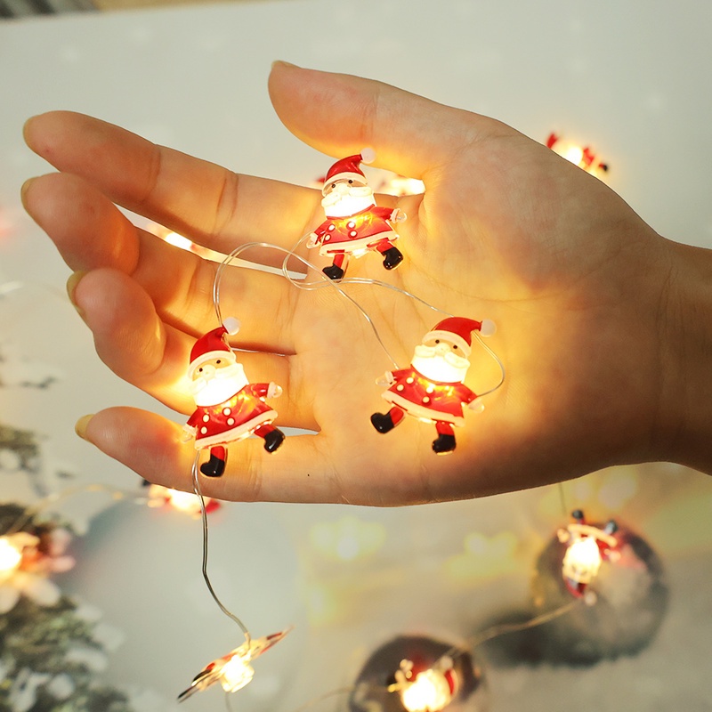 Dây đèn led 3D trang trí giáng sinh kiểu dáng tùy chọn độc đáo