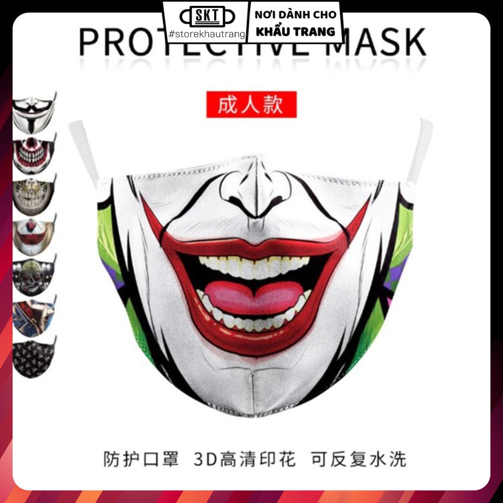 Tổng hợp Khẩu Trang In Hình 3d giá rẻ, bán chạy tháng 11/2021 