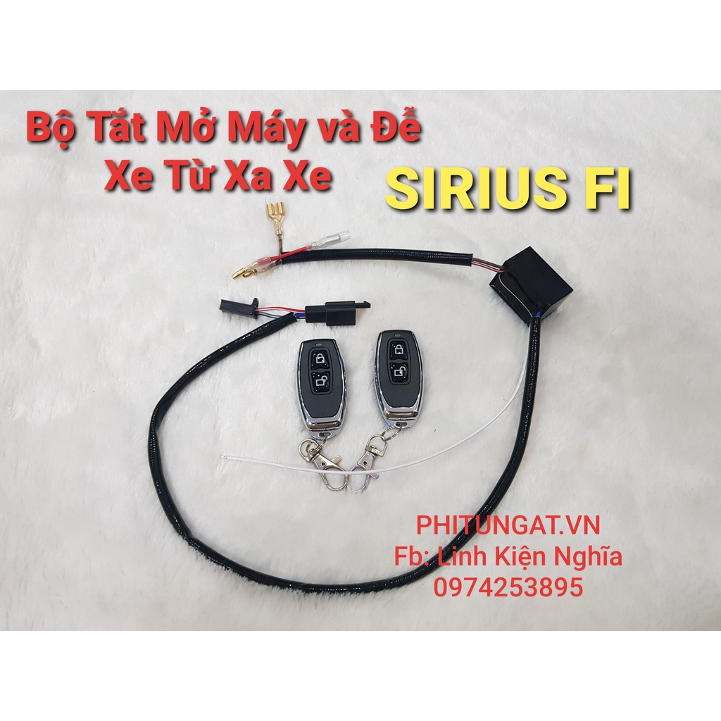 Mạch tắt mở và đề xe từ xa cho  nhiều dòng xe