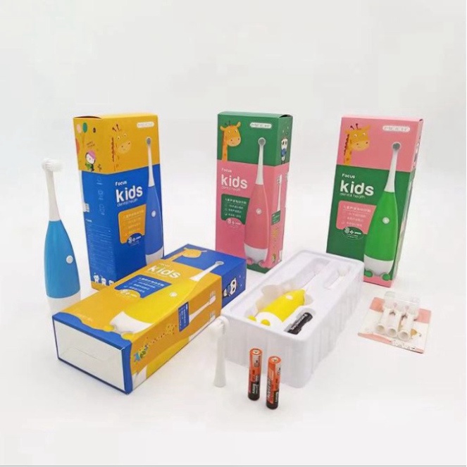 BÀN CHẢI ĐÁNH RĂNG TỰ ĐỘNG CHO BÉ DÙNG PIN (sỉ lẻ)