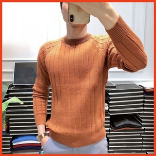 Áo Len Nam Cao Cấp Công Sở Cổ Tròn Thu Đông Dài Tay Chất Len Dày Ấm Mền Mịn Mẫu Mới Đẹp