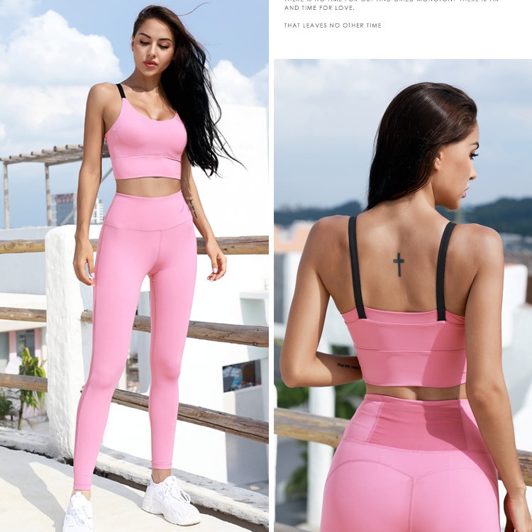 Áo Ngực Thể Thao Chống Sốc Phối Màu Tương Phản Xinh Xắn áo lót thể thao nữ áo bra thể thao