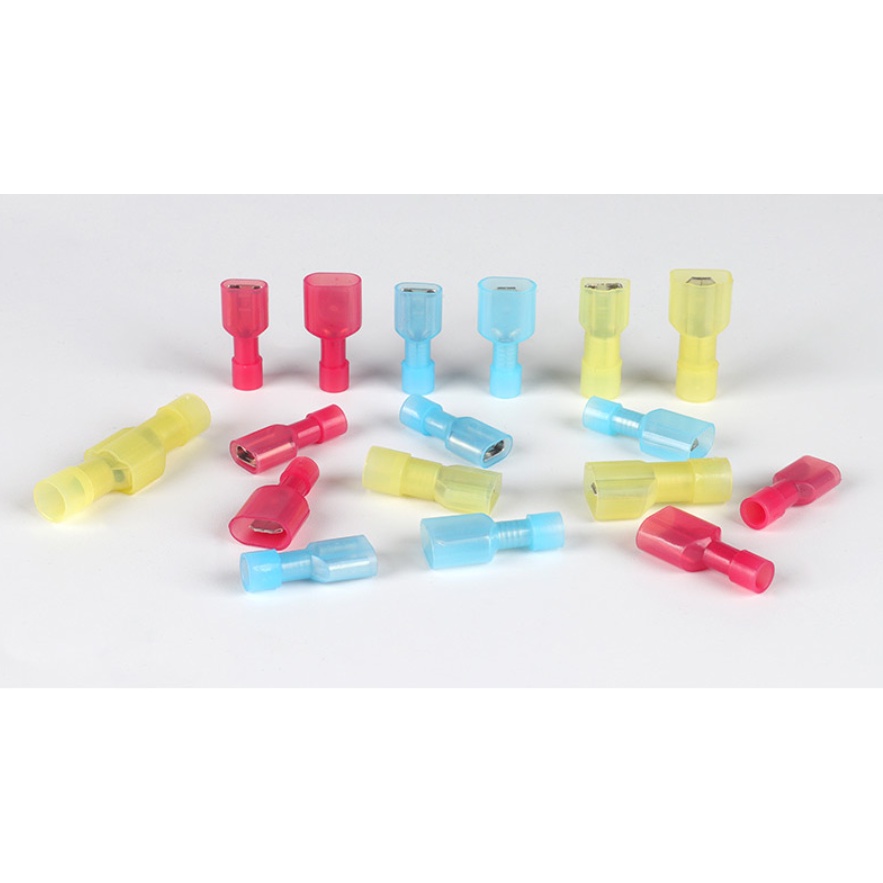 Đầu cos dây điện đực / cái. Đầu nối dây điện. Cút nối dây điện FDFN / MDFN túi 50 cái