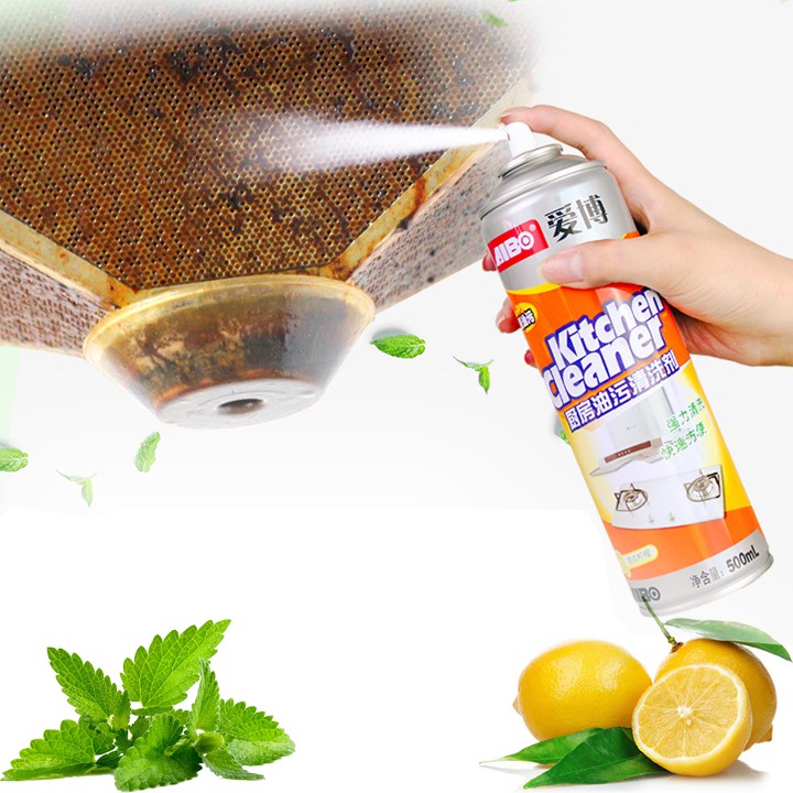 🎁Free ship 🎁 Chai xịt tẩy rửa đa năng chất tẩy đa năng Kitchen Cleaner tẩy rửa nhà bếp sạch bóng, đánh bay dầu mỡ