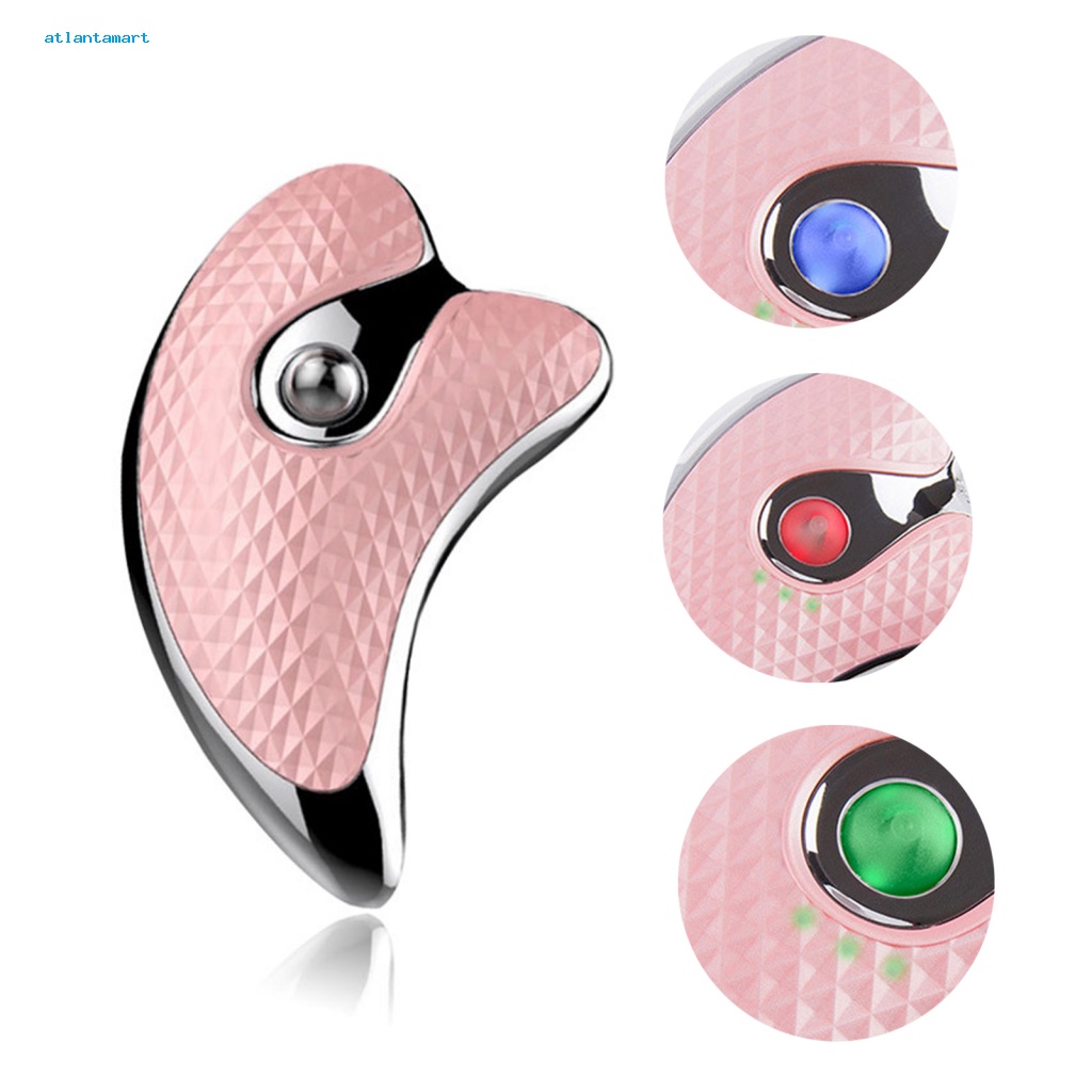 Atl| Thiết Bị Mát Xa Mặt 360 Độ Siêu Âm Tạo Hình Chữ V Cho Gia Đình