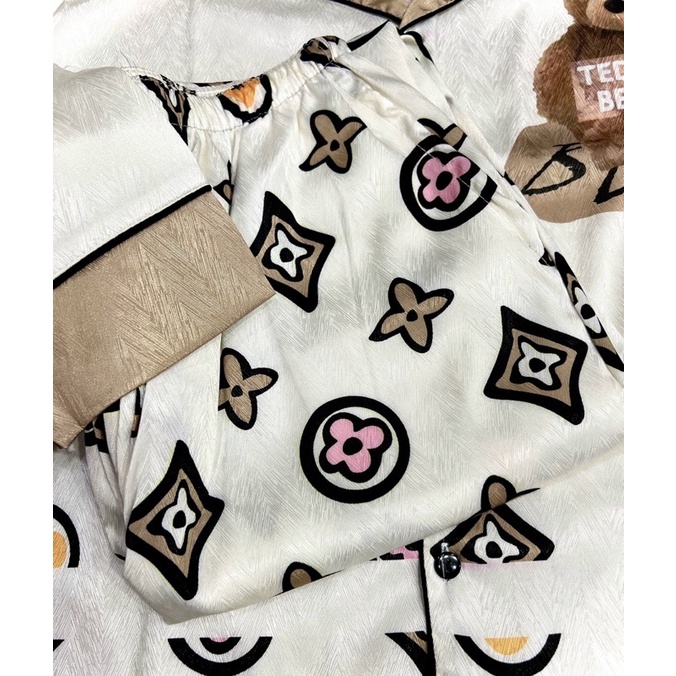 Bộ ngủ Pijama - Bộ lụa latin mặc nhà hàng latin thiết kế siêu sang