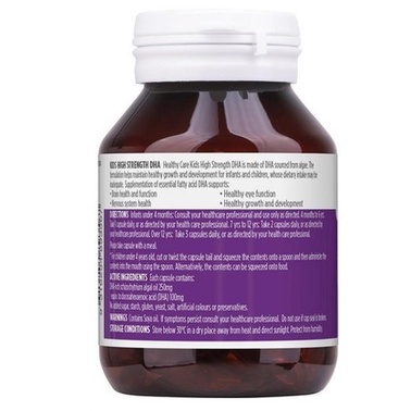 Viên Uống Healthy Care Úc Bổ Sung DHA/CANXI Cho Bé Hộp 60 viên