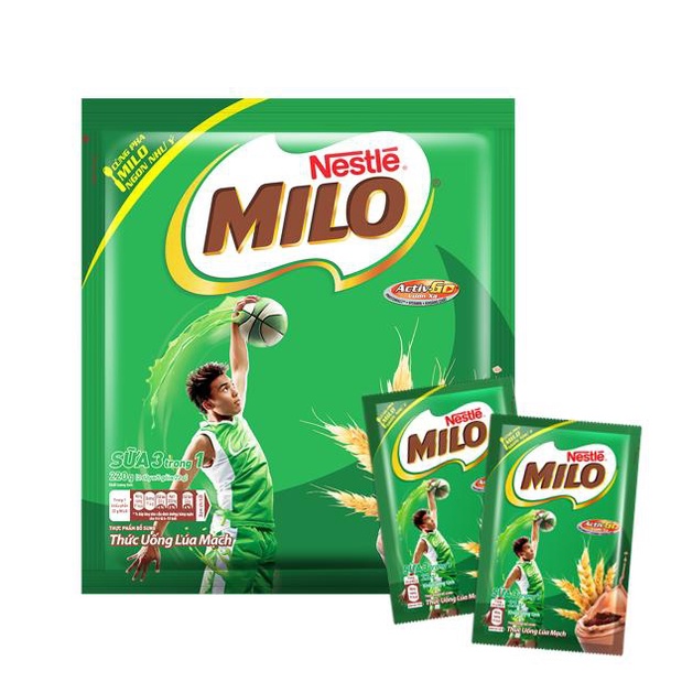 Thức Uống Lúa Mạch Sữa Nestle Milo 330gr (15 Gói x 22gr)