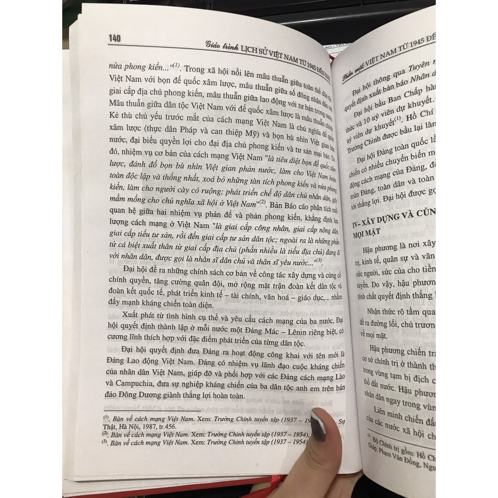 Sách  - Giáo trình lịch sử Việt Nam từ 1945 đến nay ( NXB Giáo dục )