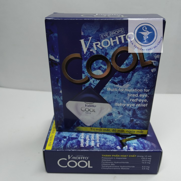 Nhỏ mắt V.Rohto Cool - Lọ 12ml