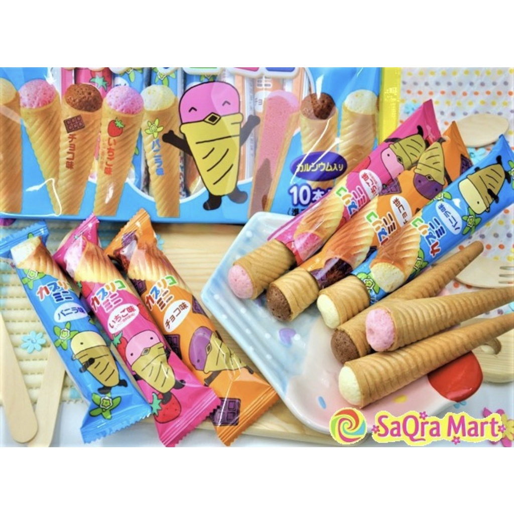 Bánh ốc quế Nhật Bản Bourbon Glico Caplico 87g-Hàng nhập khẩu chính hãng