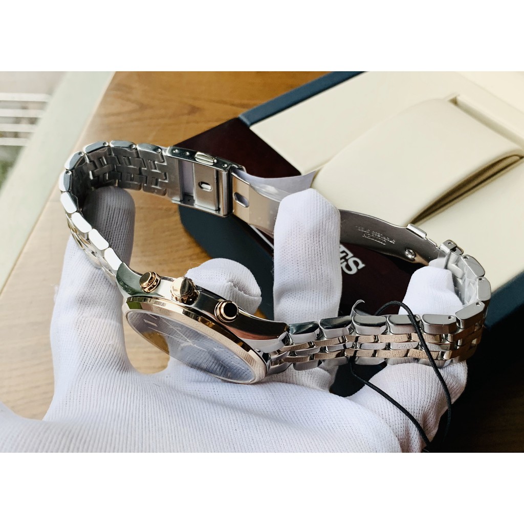 Đồng hồ nam chính hãng Citizen Eco-Drive -AT2146-54E - Made in Japan- Máy pin năng lượng ánh sáng - Kính Sapphire