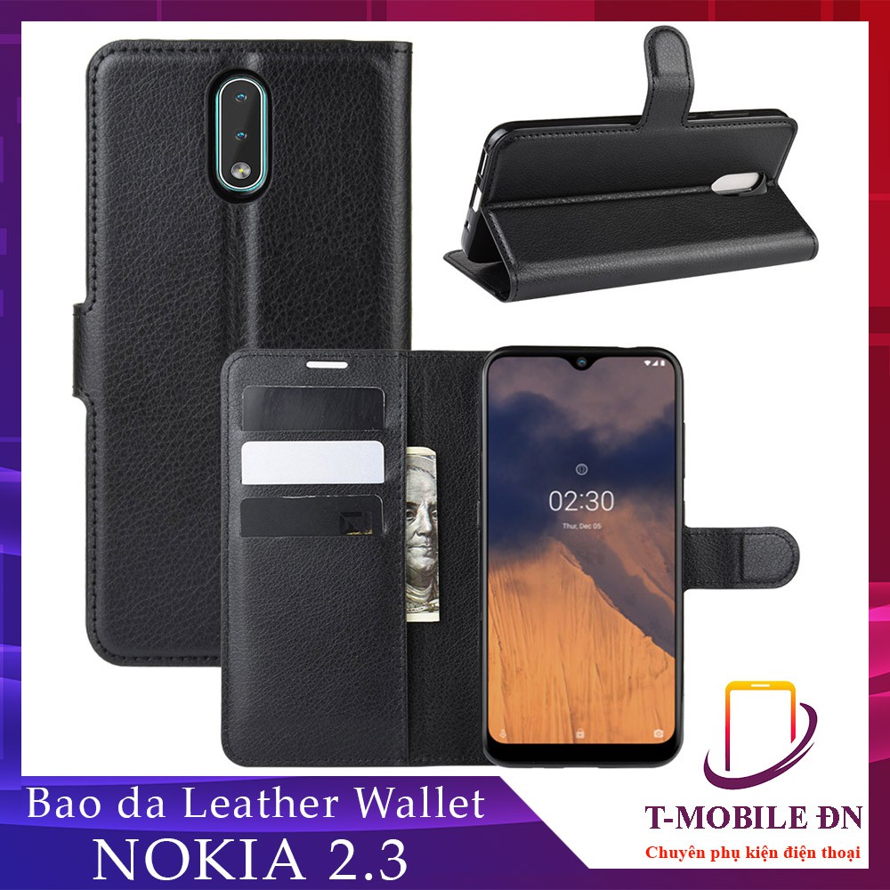 Bao da Nokia 2.3 5.3 8.3 cao cấp có nắp gập và chống xem phim