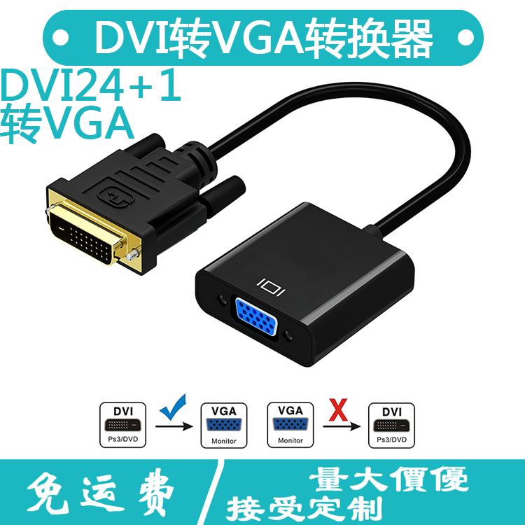 Cáp Chuyển Đổi Dvi Sang Vga 24 + 1 Sang Vga 1080p Hd Thẻ