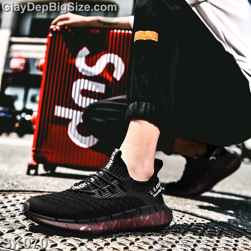 Giày Sneaker, giày thể thao big size cỡ lớn (EU:45-46) cho nam chân to