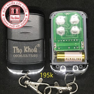 Điều khiển cửa cuốn gạt 433mhz Thọ Khóa chống nước