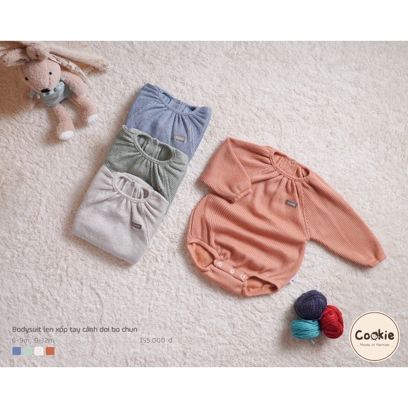 Cookie - Bộ bodysuit chíp len xốp tay cánh dơi bo chun CK69727