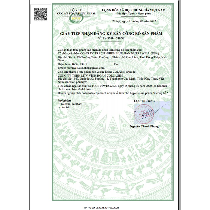 Collagen - COLAMI 100 | Thế Giới Skin Care