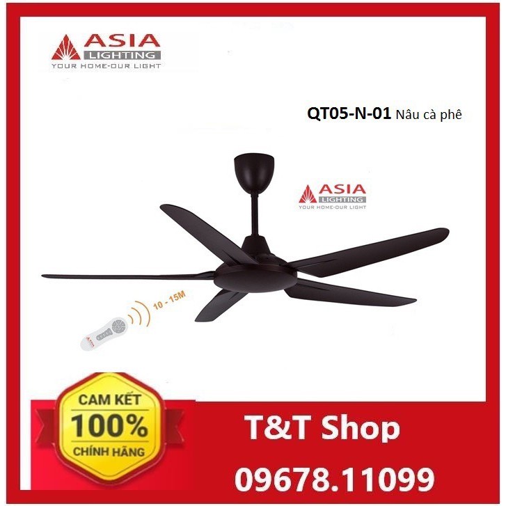 Quạt trần cao cấp QT05-N-01 Asia