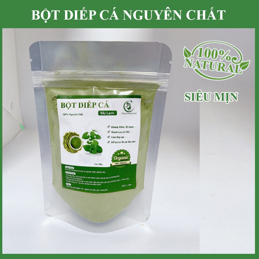 Bột Diếp Cá Sấy Lạnh Nguyên Chất 100g