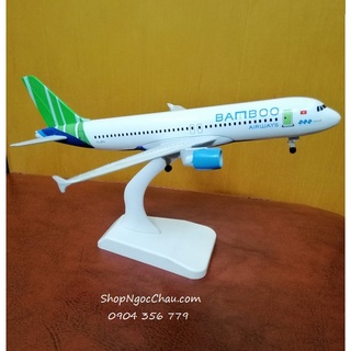 Mô hình máy bay tĩnh Bamboo Airways 18cm
