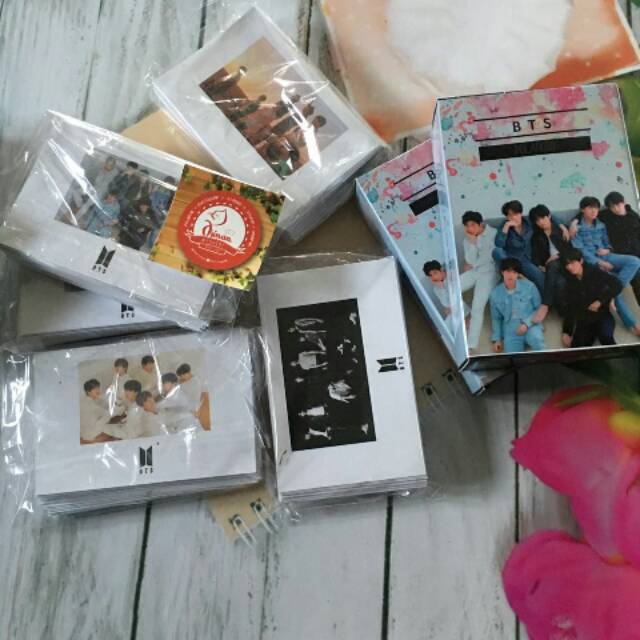 Polaroid Bộ Album Ảnh Nhóm Nhạc Bts Kèm Chữ Ký