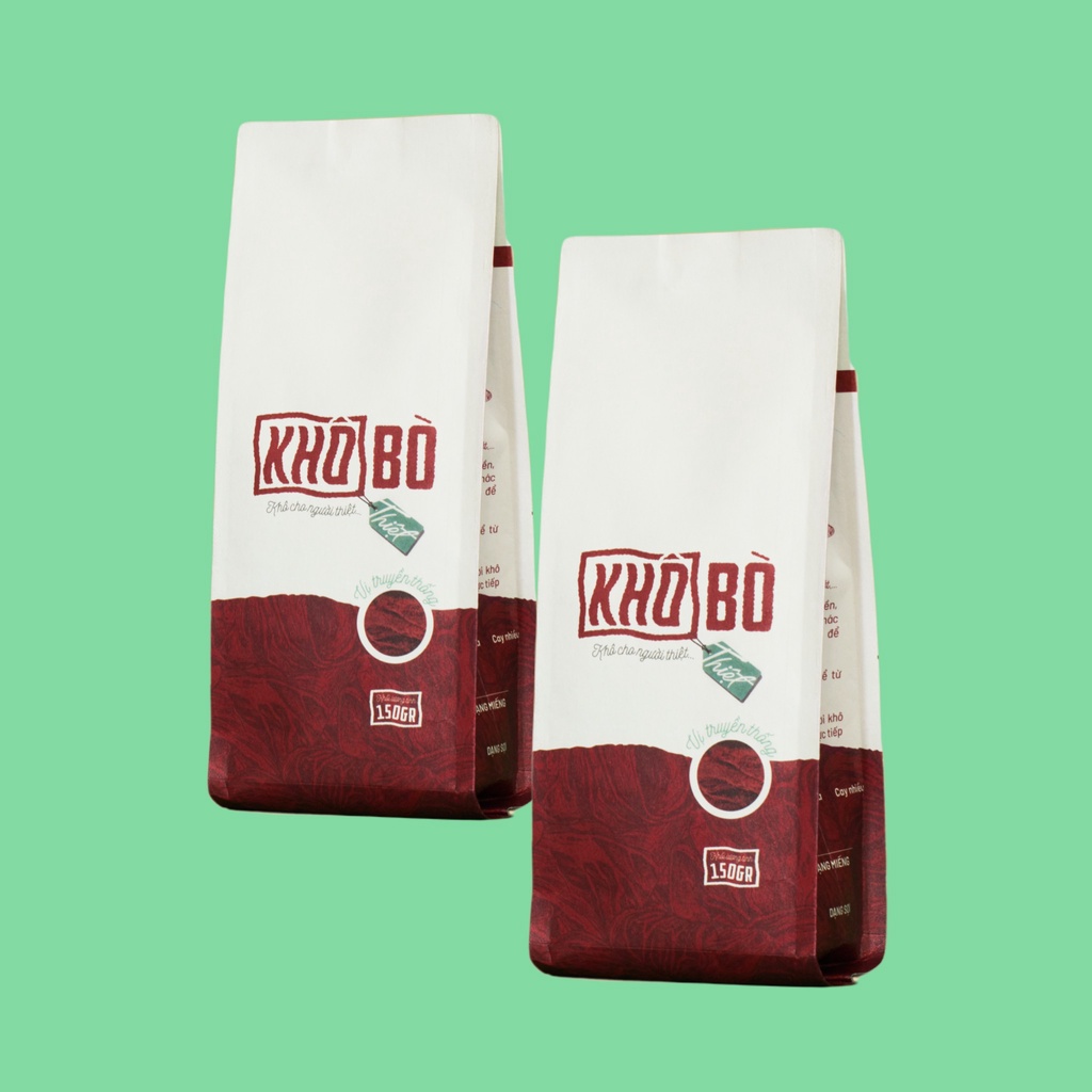 [KHÔ THIỆT - COMBO 2 TÚI 150GR] 2 TÚI KHÔ BÒ Homemade Sợi/Miếng 150gr loại bất kỳ | BigBuy360 - bigbuy360.vn