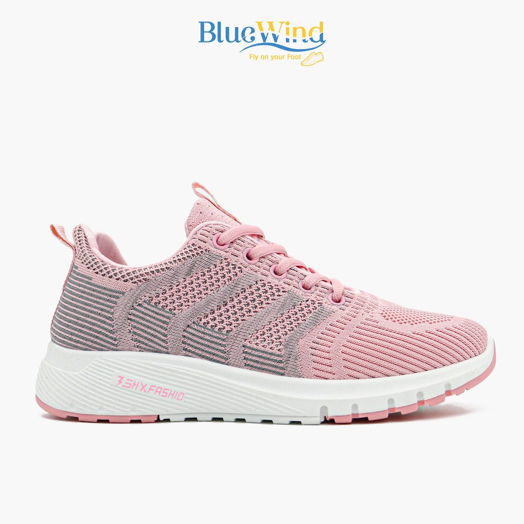 Giày Thể Thao Nữ Vải Dệt Thoáng Khí Đế Mềm Siêu Nhẹ BLUEWIND 68739