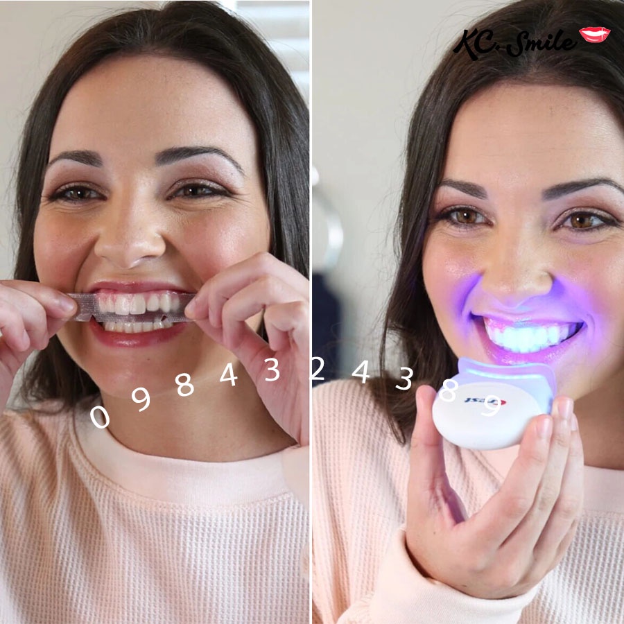 Máy làm trắng răng Crest - Đèn chiếu tẩy trắng răng Crest 3D Led Light tách set bán rời - KC SMILE